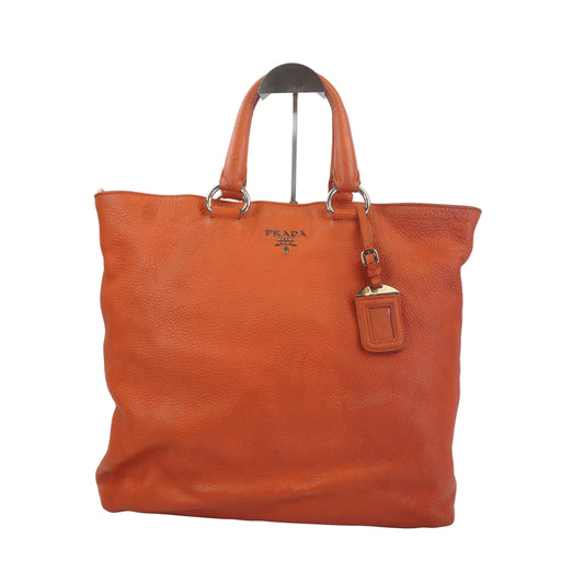 Prada Vitello Daino Convetible Shopping Tote SHW Large