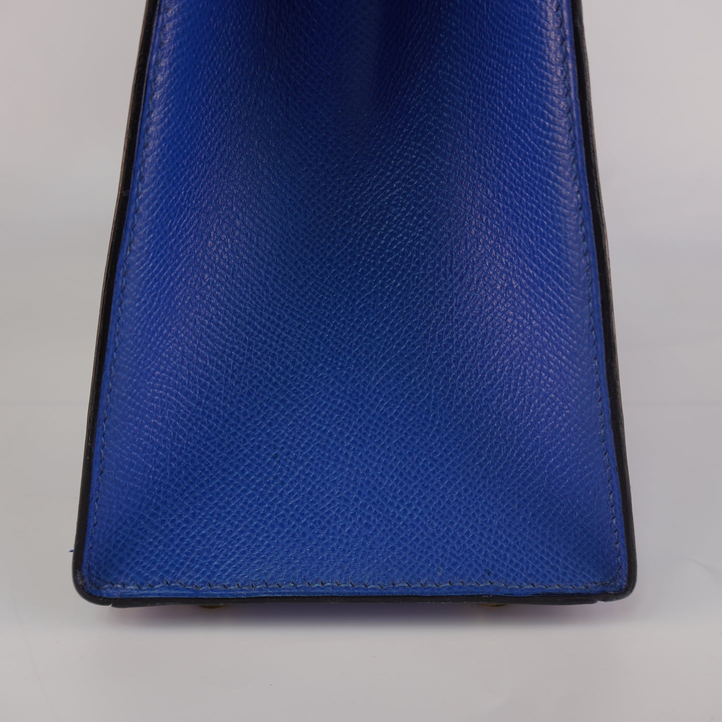 Hermes Kelly Sellier Epsom Blue without Strap