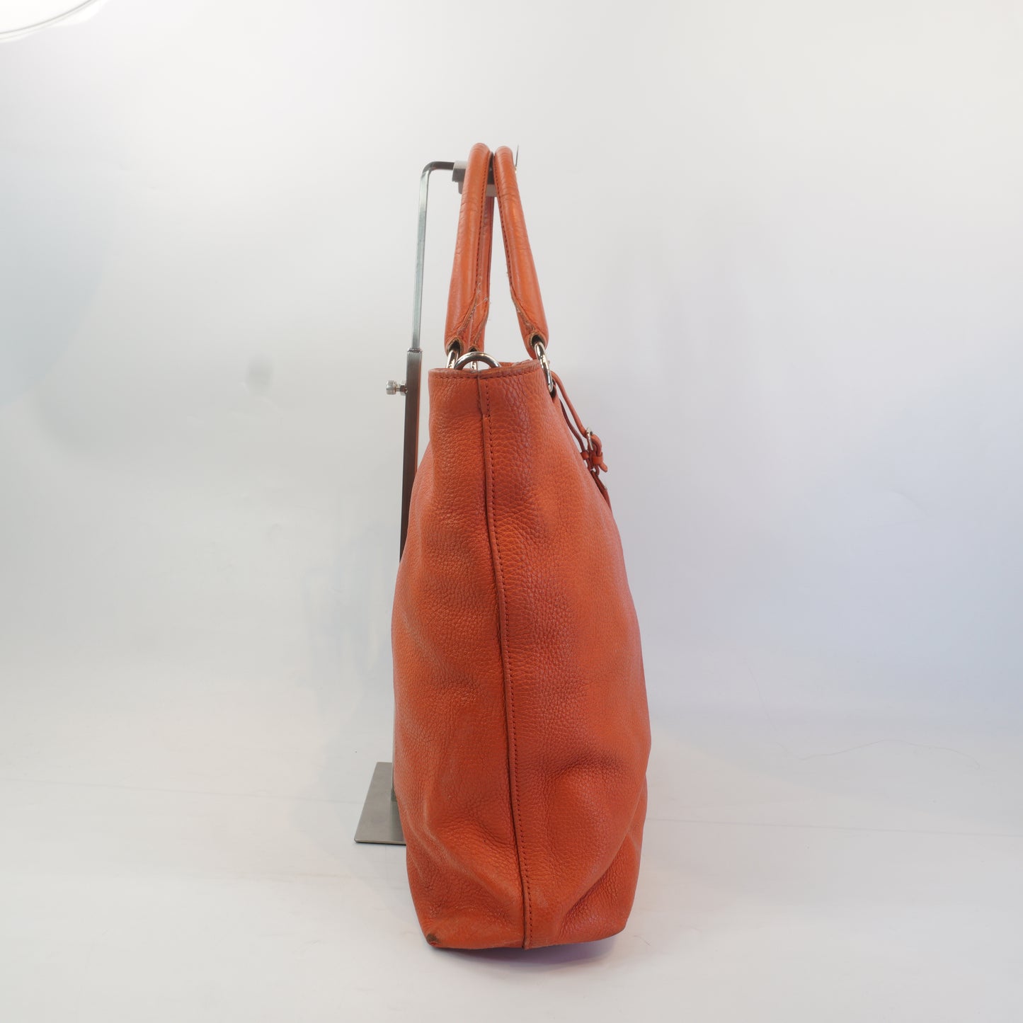 Prada Vitello Daino Convetible Shopping Tote SHW Large