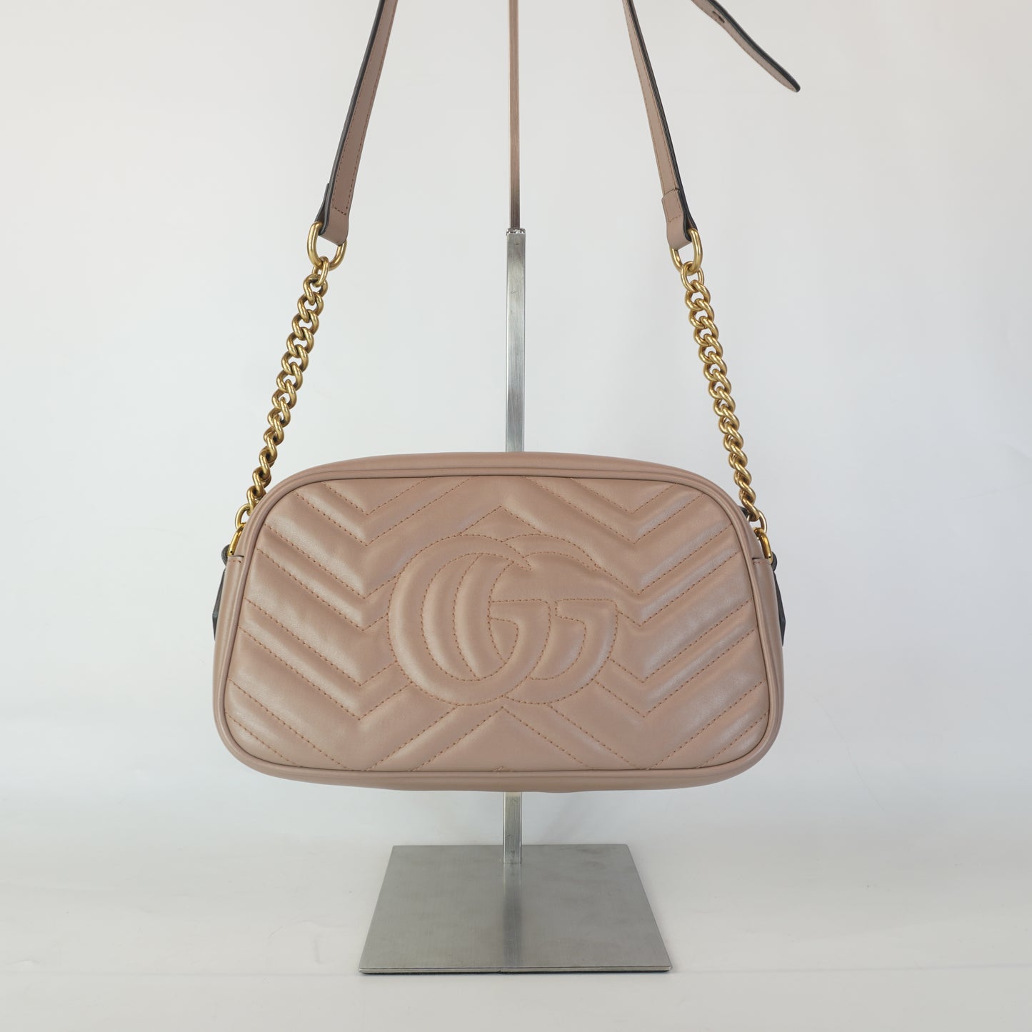 Gucci GG Marmont Matelasse Camera Bag Small GHW
