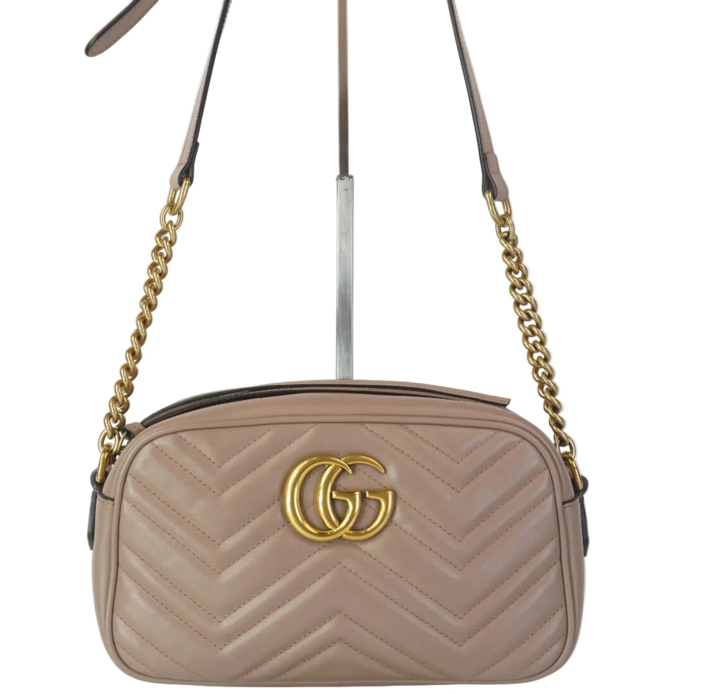 Gucci GG Marmont Matelasse Camera Bag Small GHW