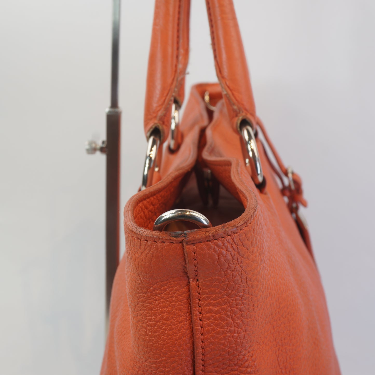 Prada Vitello Daino Convetible Shopping Tote SHW Large
