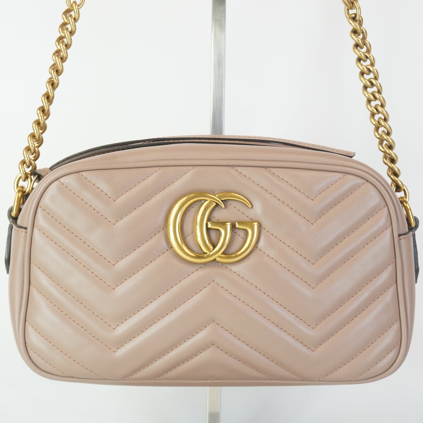 Gucci GG Marmont Matelasse Camera Bag Small GHW