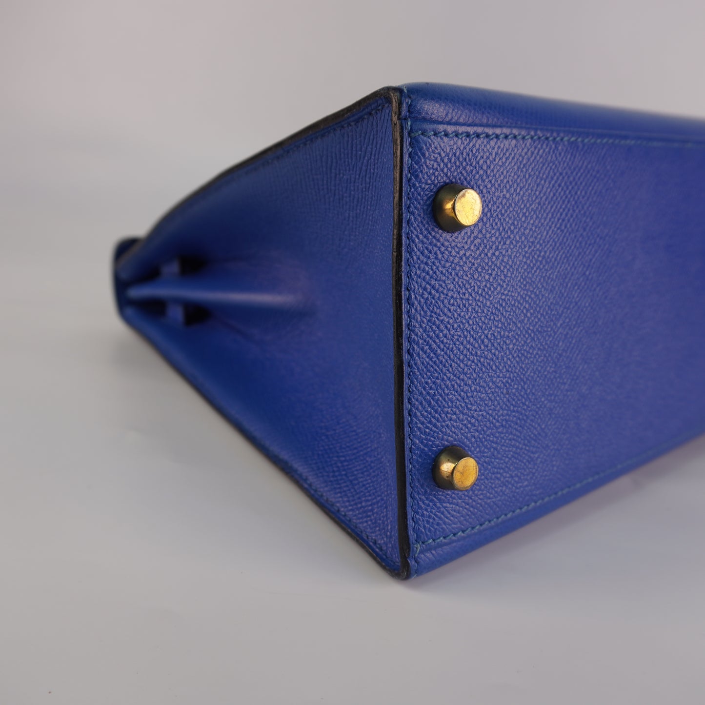 Hermes Kelly Sellier Epsom Blue without Strap
