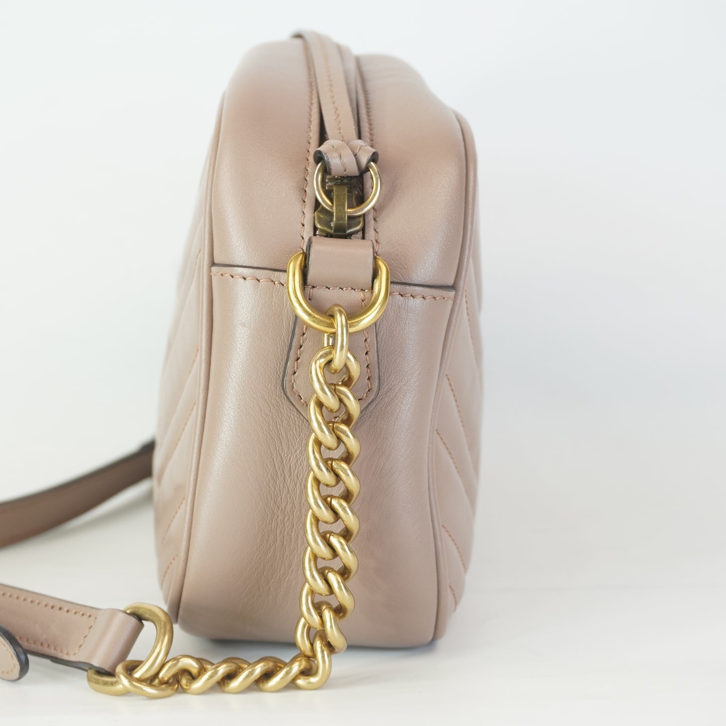 Gucci GG Marmont Matelasse Camera Bag Small GHW