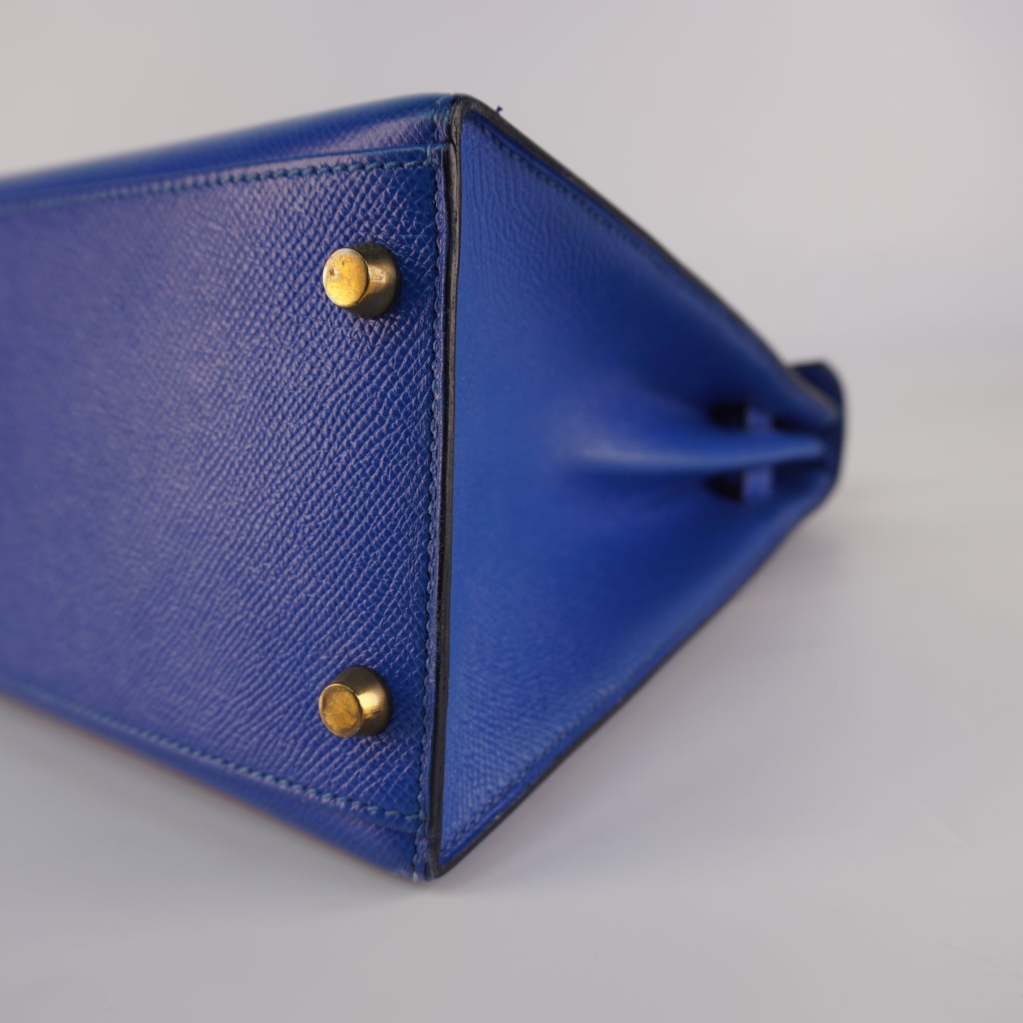 Hermes Kelly Sellier Epsom Blue without Strap