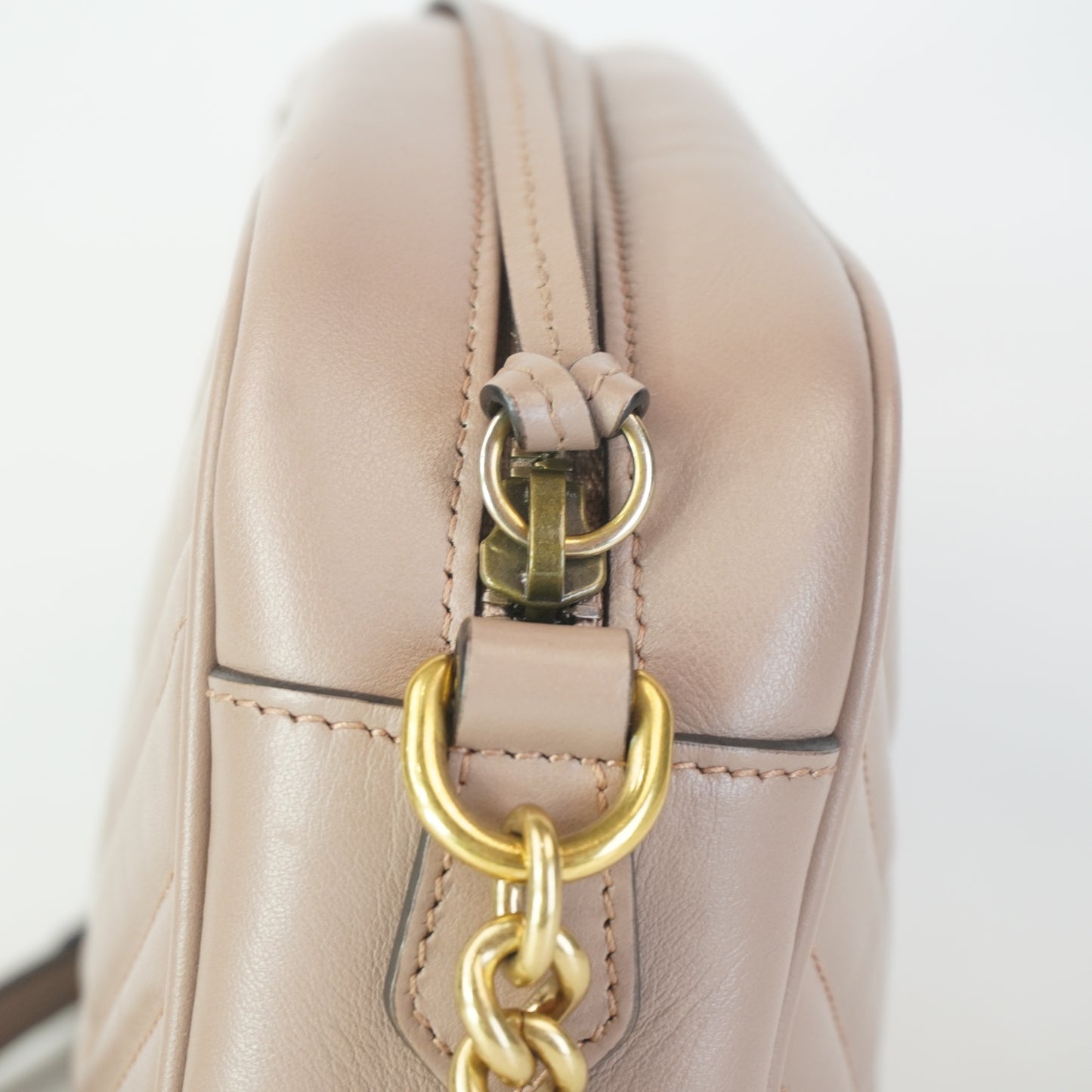 Gucci GG Marmont Matelasse Camera Bag Small GHW