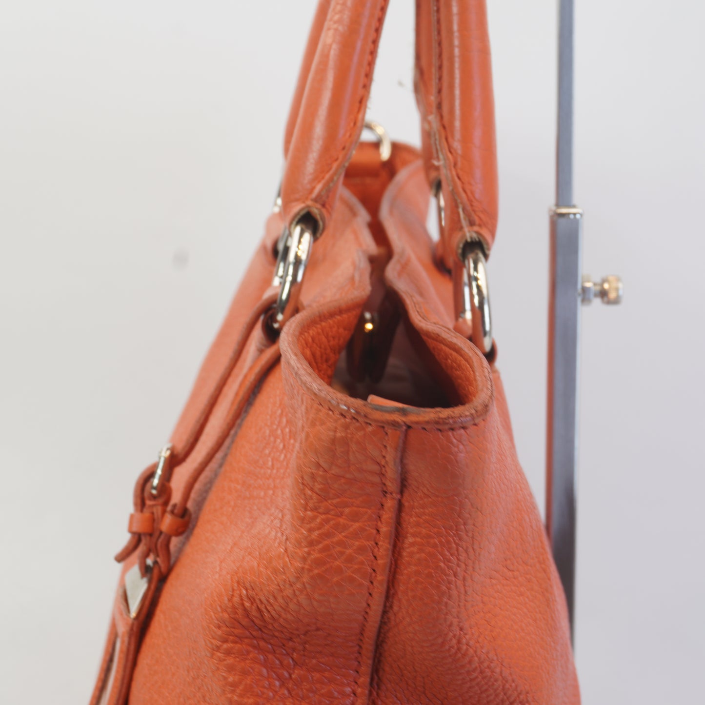 Prada Vitello Daino Convetible Shopping Tote SHW Large