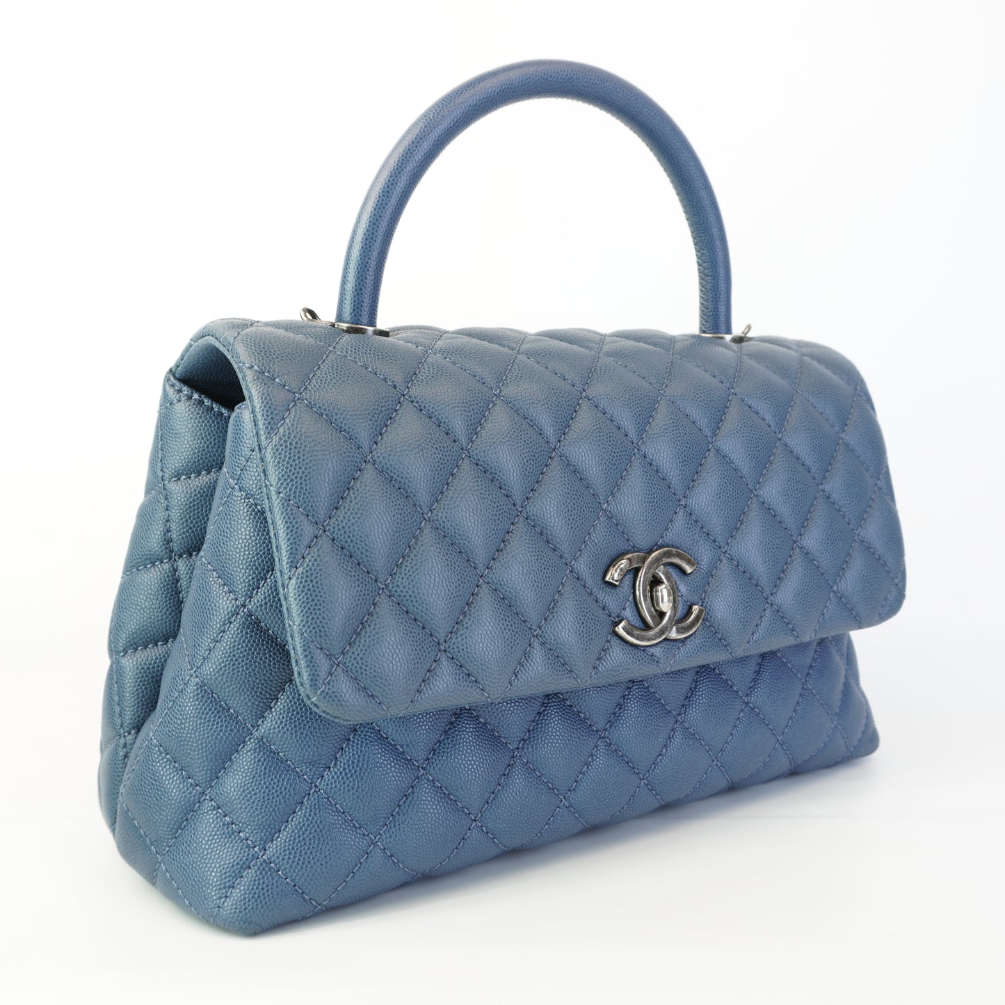Chanel Coco Handle Blue