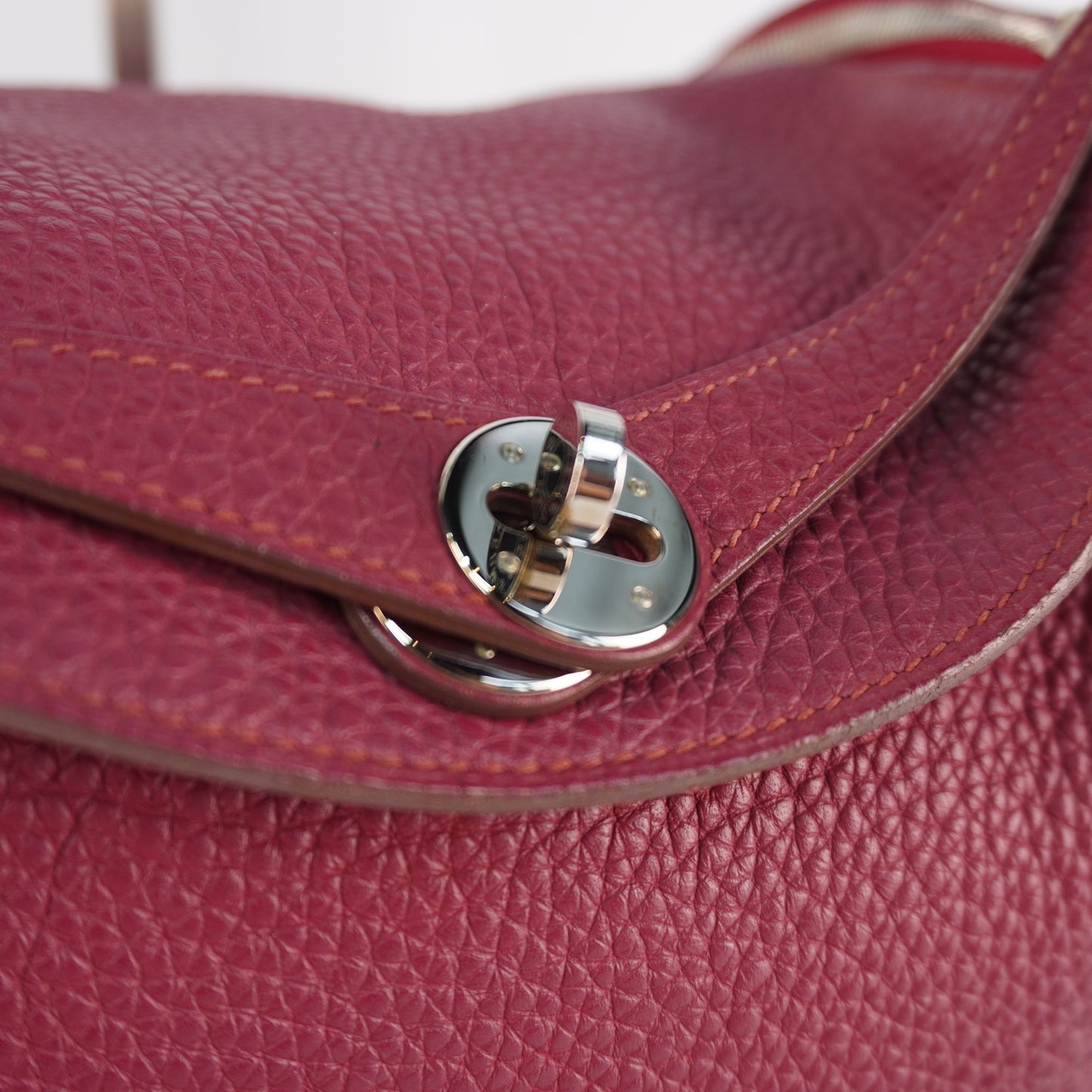 Hermes Lindy Bag Burgundy