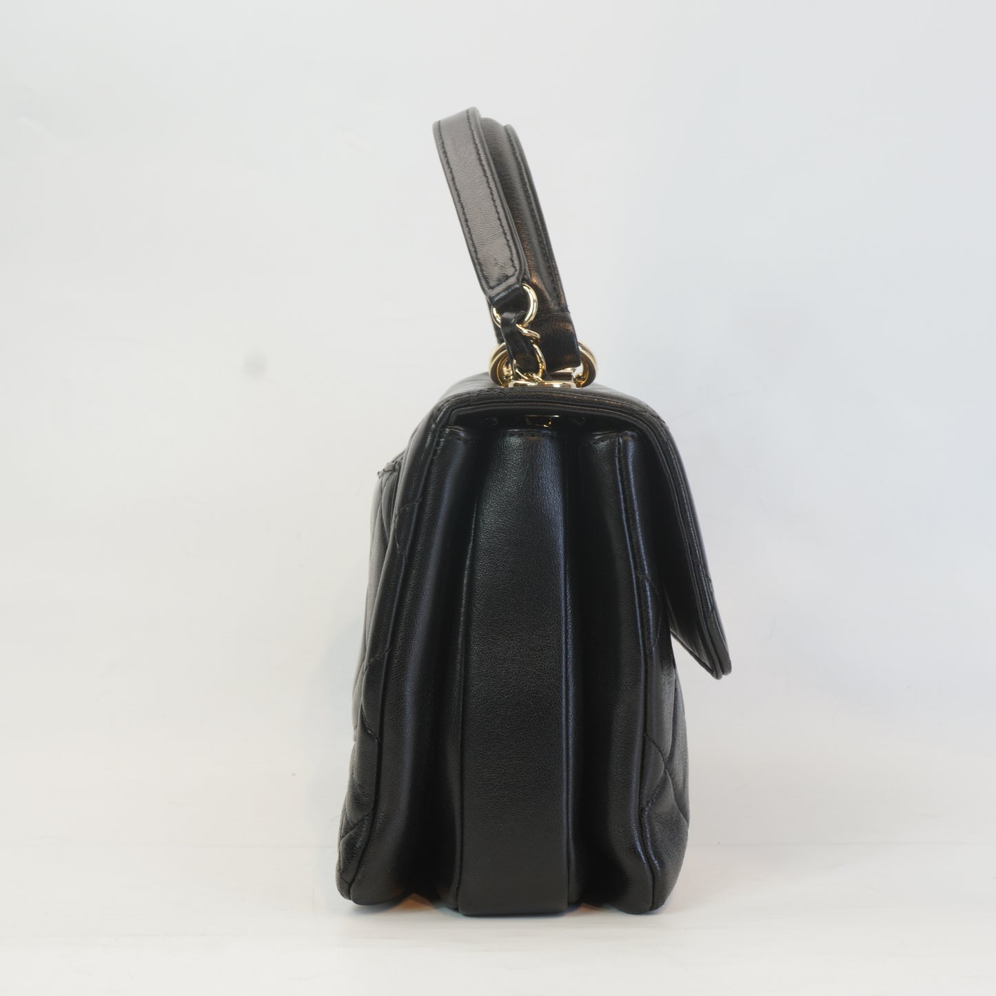 Chanel Trendy CC Top Handle Flap Bag GHW Small