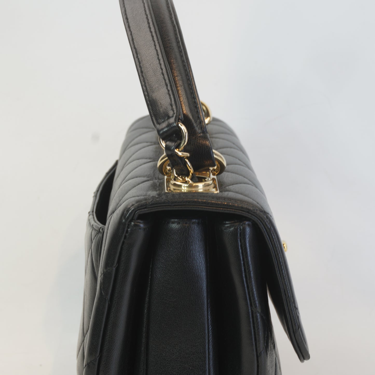 Chanel Trendy CC Top Handle Flap Bag GHW Small