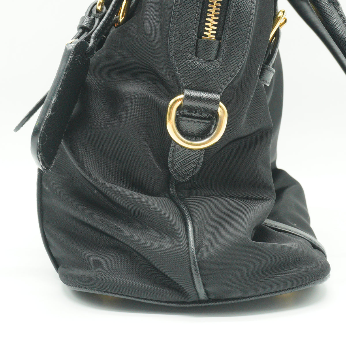 Prada Tessuto Nlyon Saffiano Dome GHW Medium