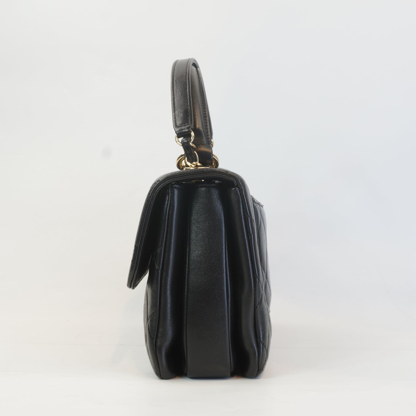 Chanel Trendy CC Top Handle Flap Bag GHW Small