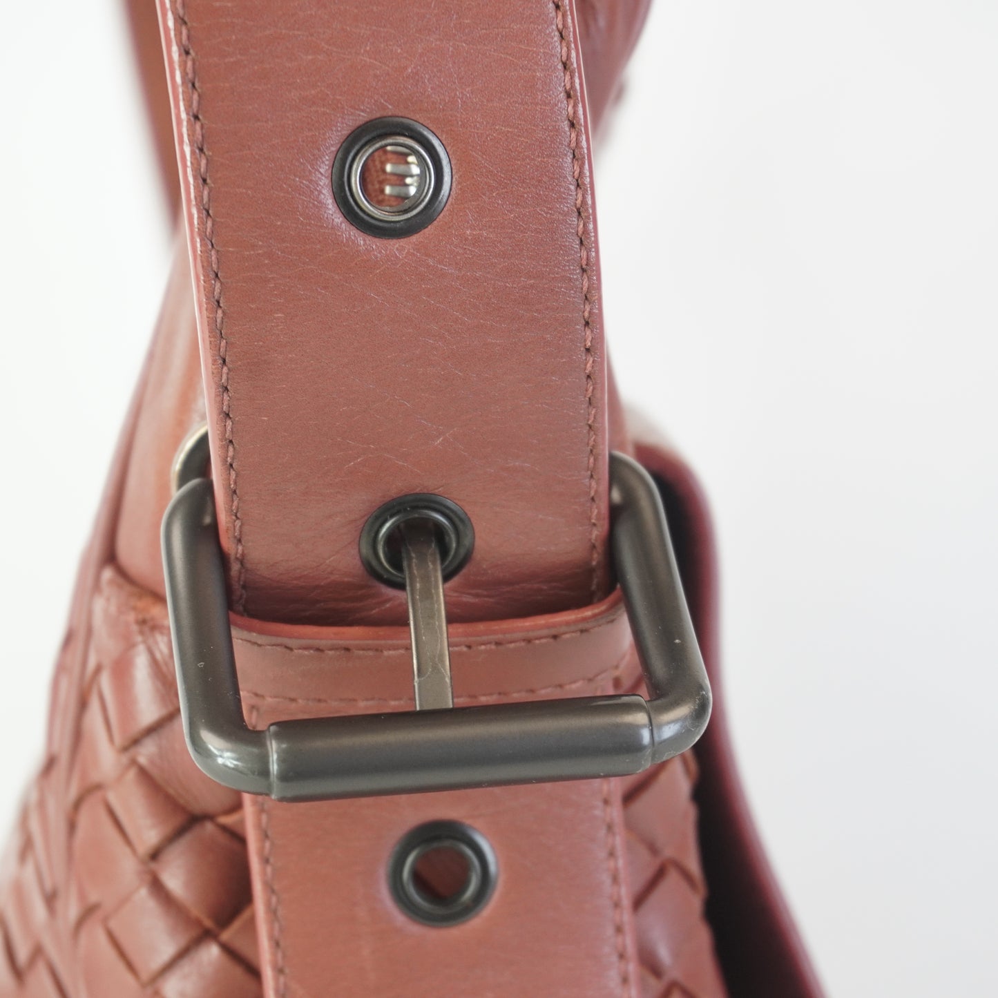 Bottega Veneta Nappa Intrecciato Messenger Bag Medium