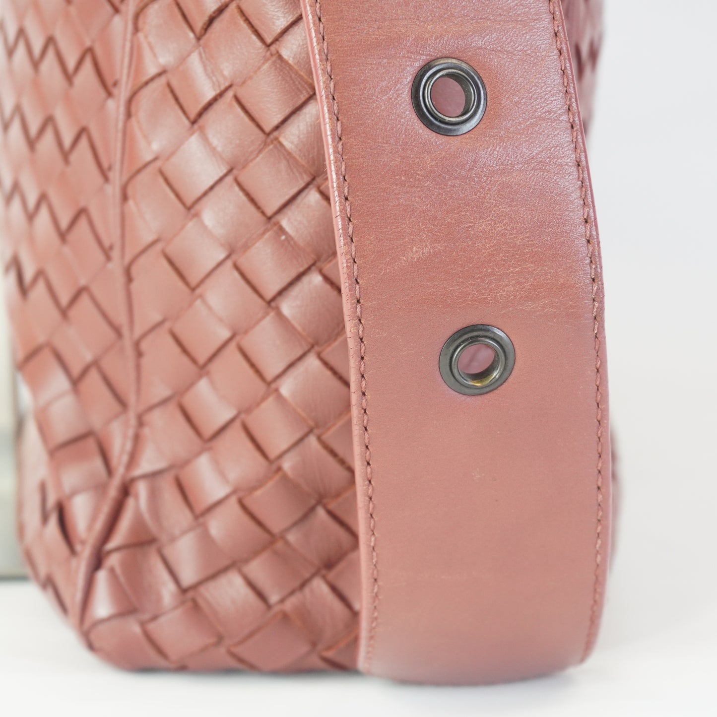 Bottega Veneta Nappa Intrecciato Messenger Bag Medium