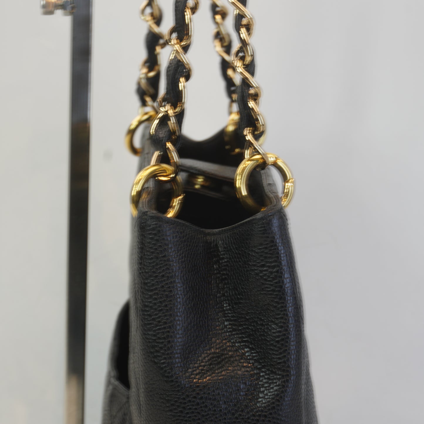 Chanel Petite Shopping Tote GHW Small