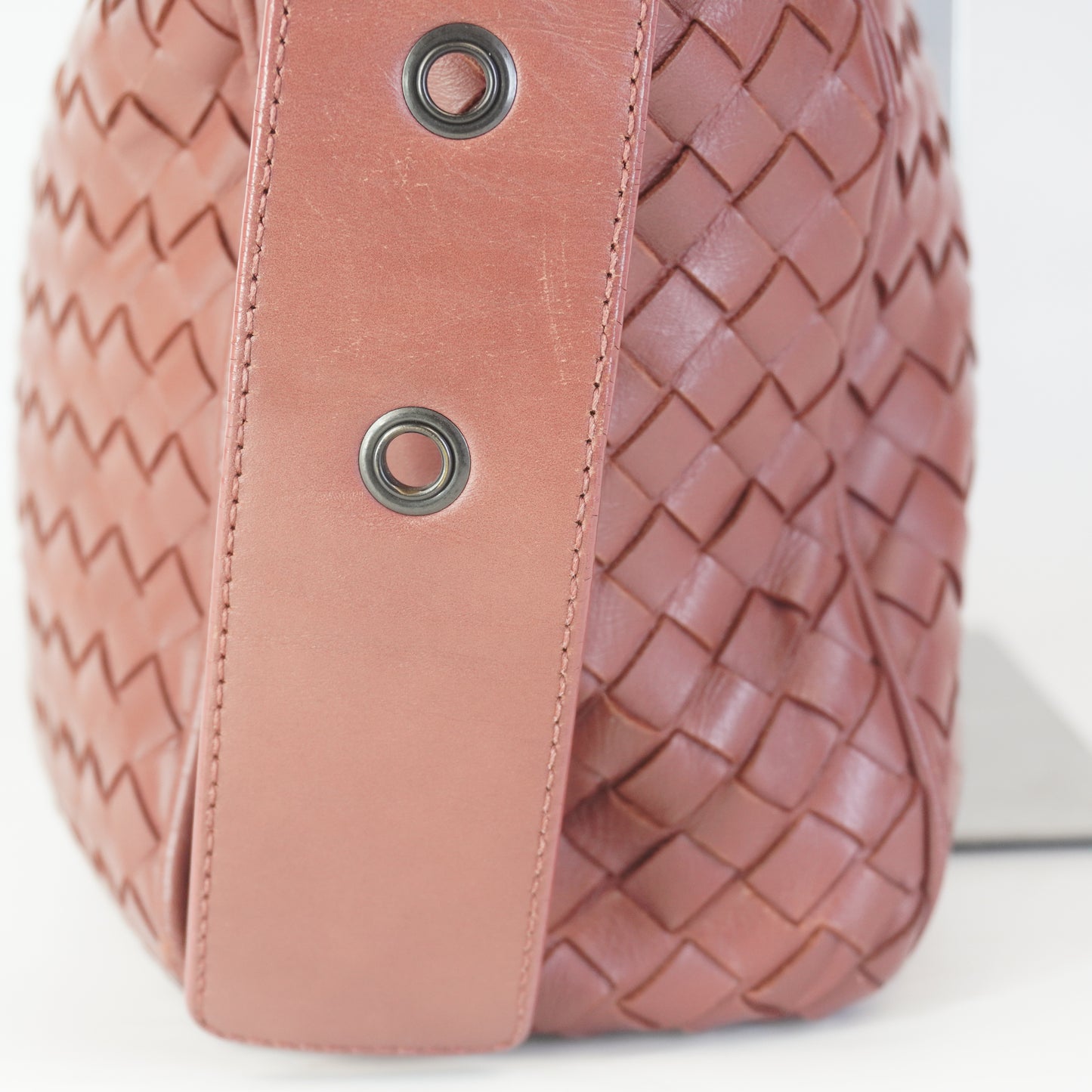 Bottega Veneta Nappa Intrecciato Messenger Bag Medium