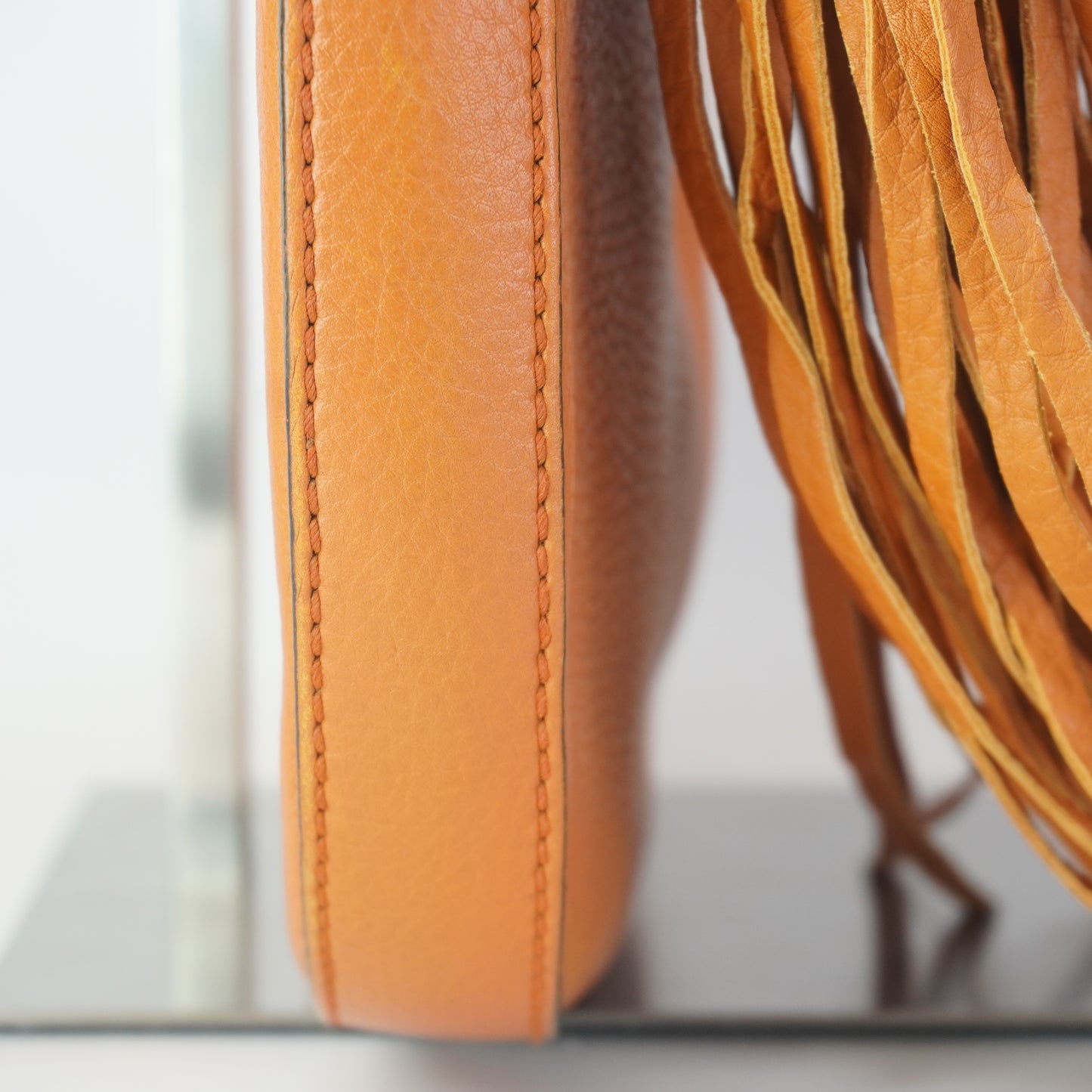 Gucci Orange Rebbed Jungle Medium