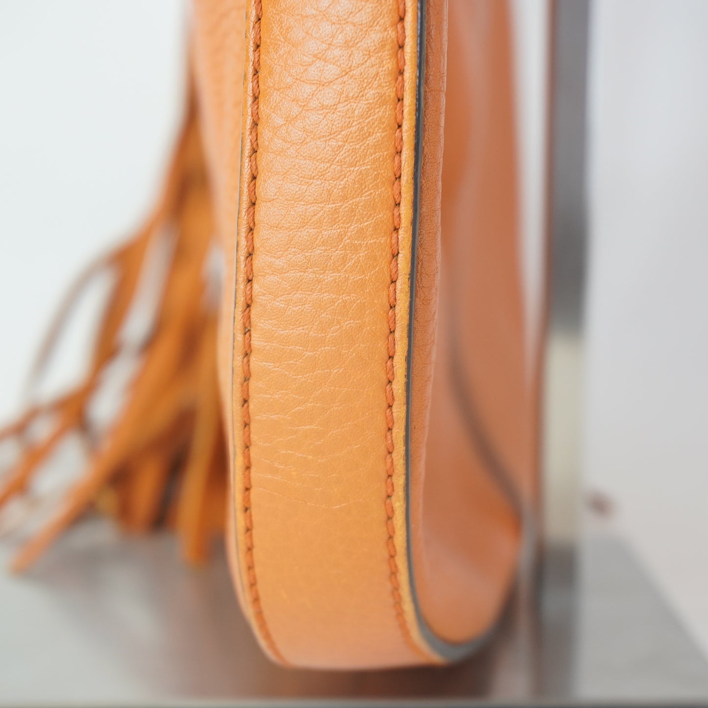 Gucci Orange Rebbed Jungle Medium