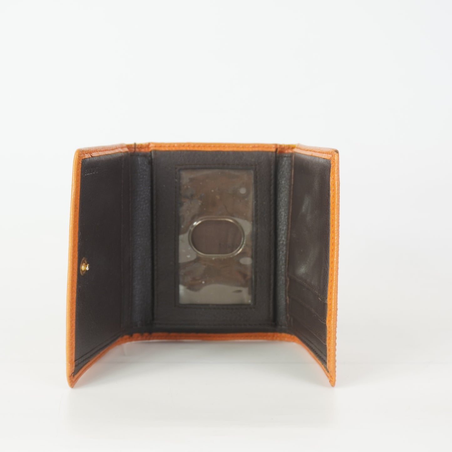 Loewe Anagram Trifold Wallet Orange