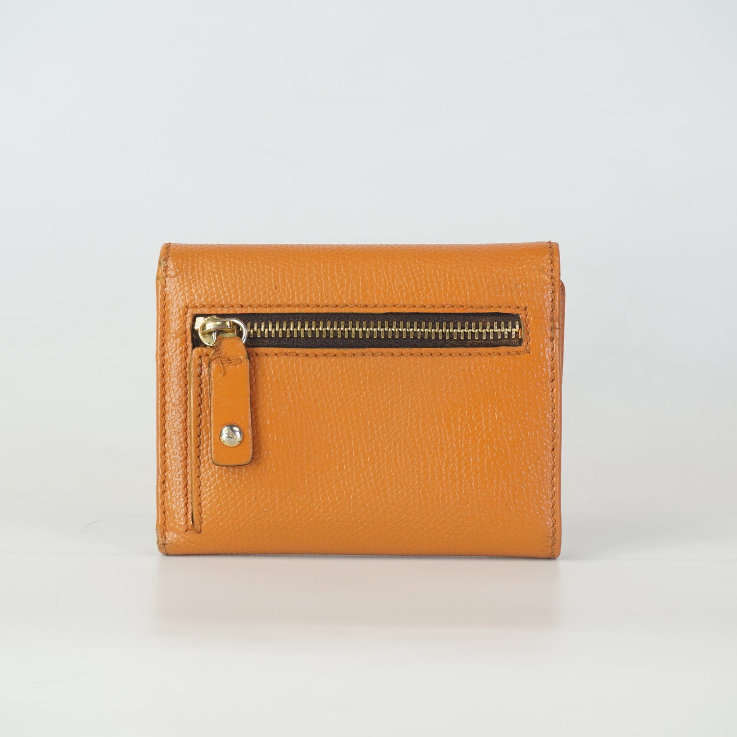 Loewe Anagram Trifold Wallet Orange