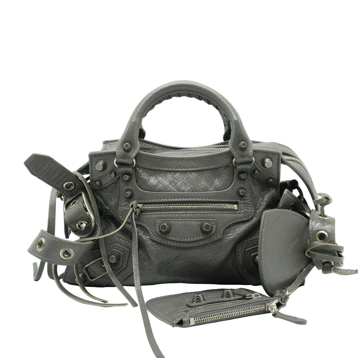 Balenciaga Neo Cagole City XS Bag grey SHW