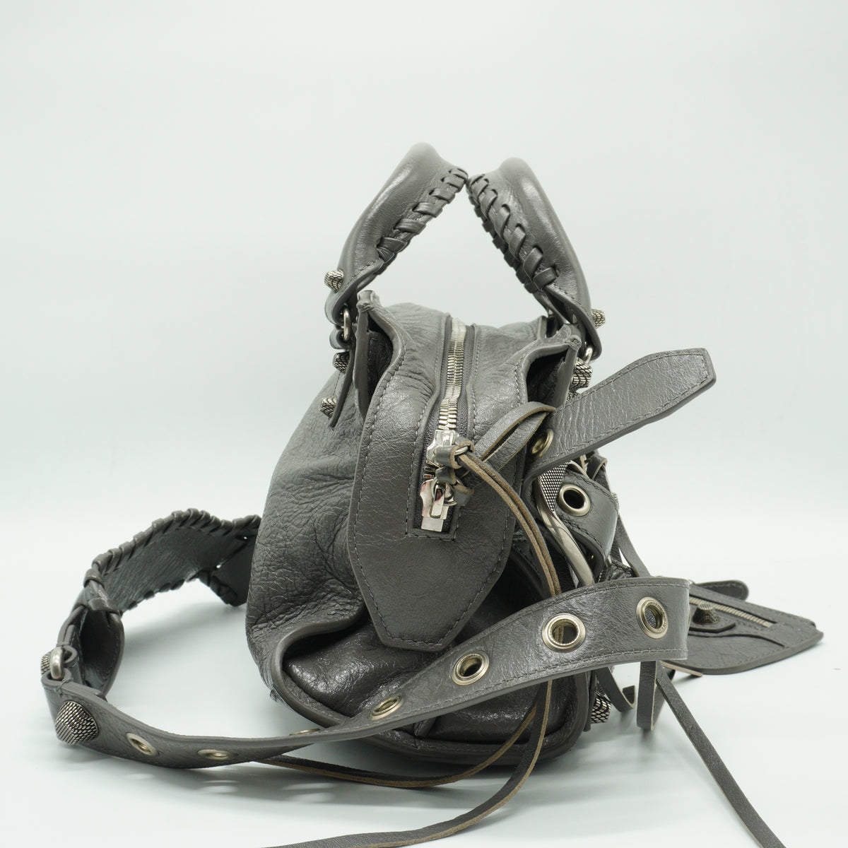Balenciaga Neo Cagole City XS Bag grey SHW