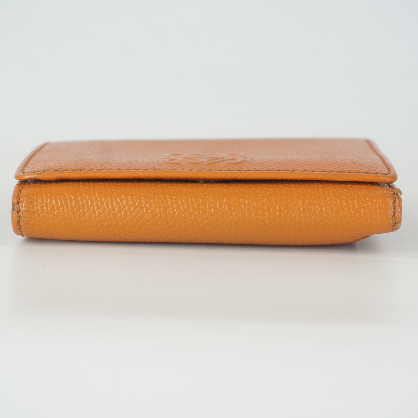 Loewe Anagram Trifold Wallet Orange
