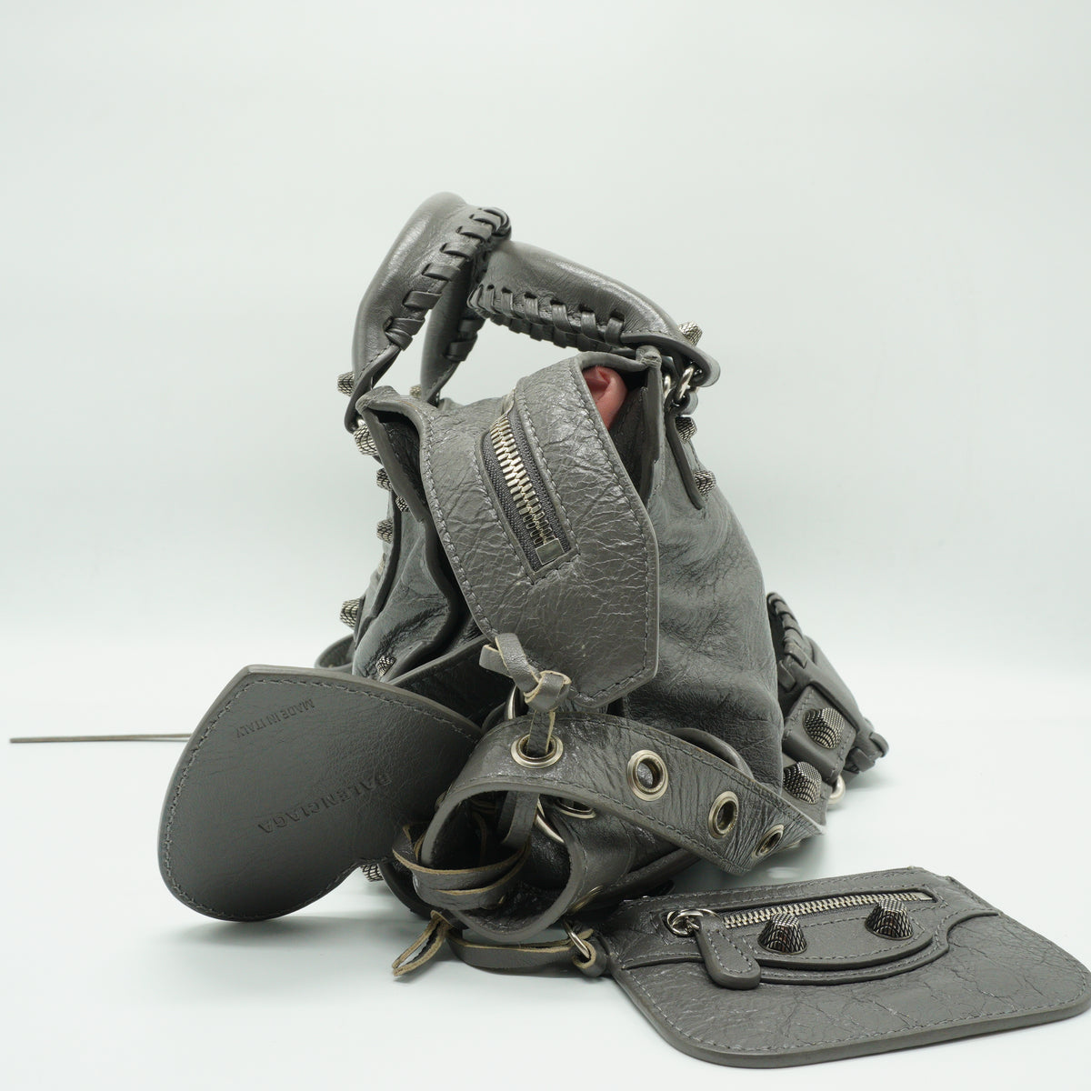 Balenciaga Neo Cagole City XS Bag grey SHW