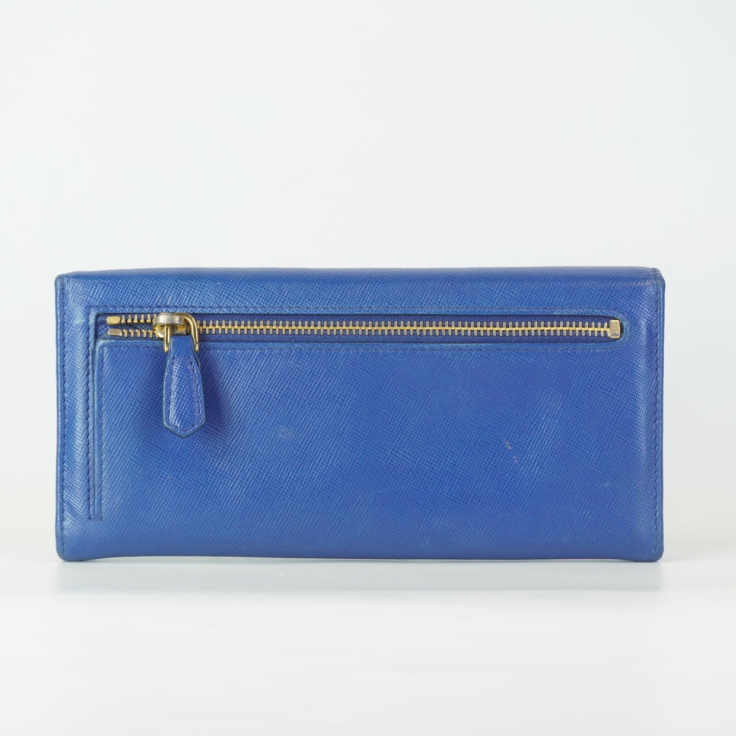 Prada Saffiano Leather Continental Flap Wallet