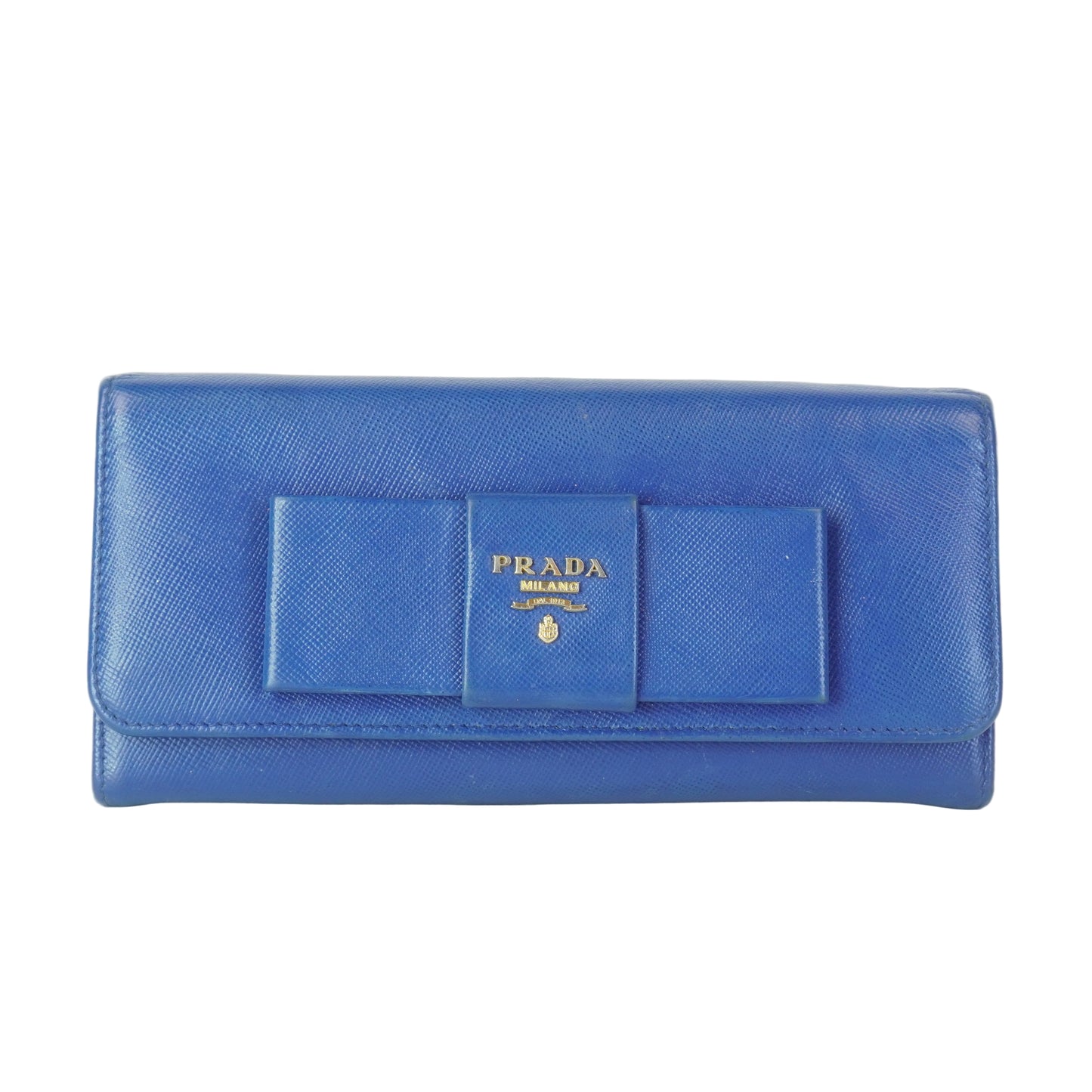 Prada Saffiano Leather Continental Flap Wallet