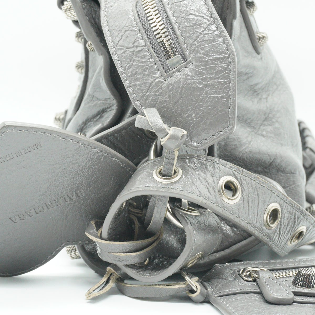 Balenciaga Neo Cagole City XS Bag grey SHW