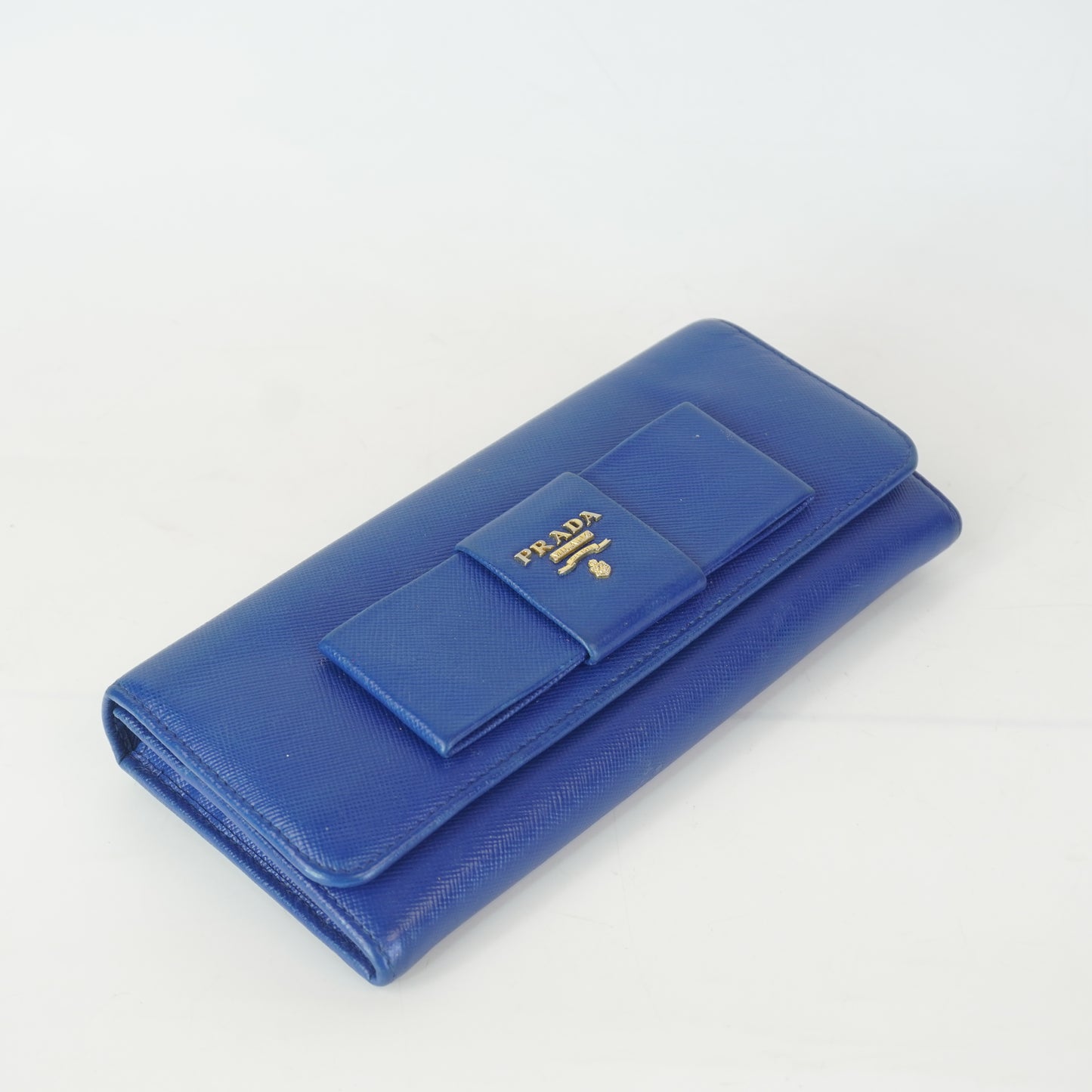 Prada Saffiano Leather Continental Flap Wallet
