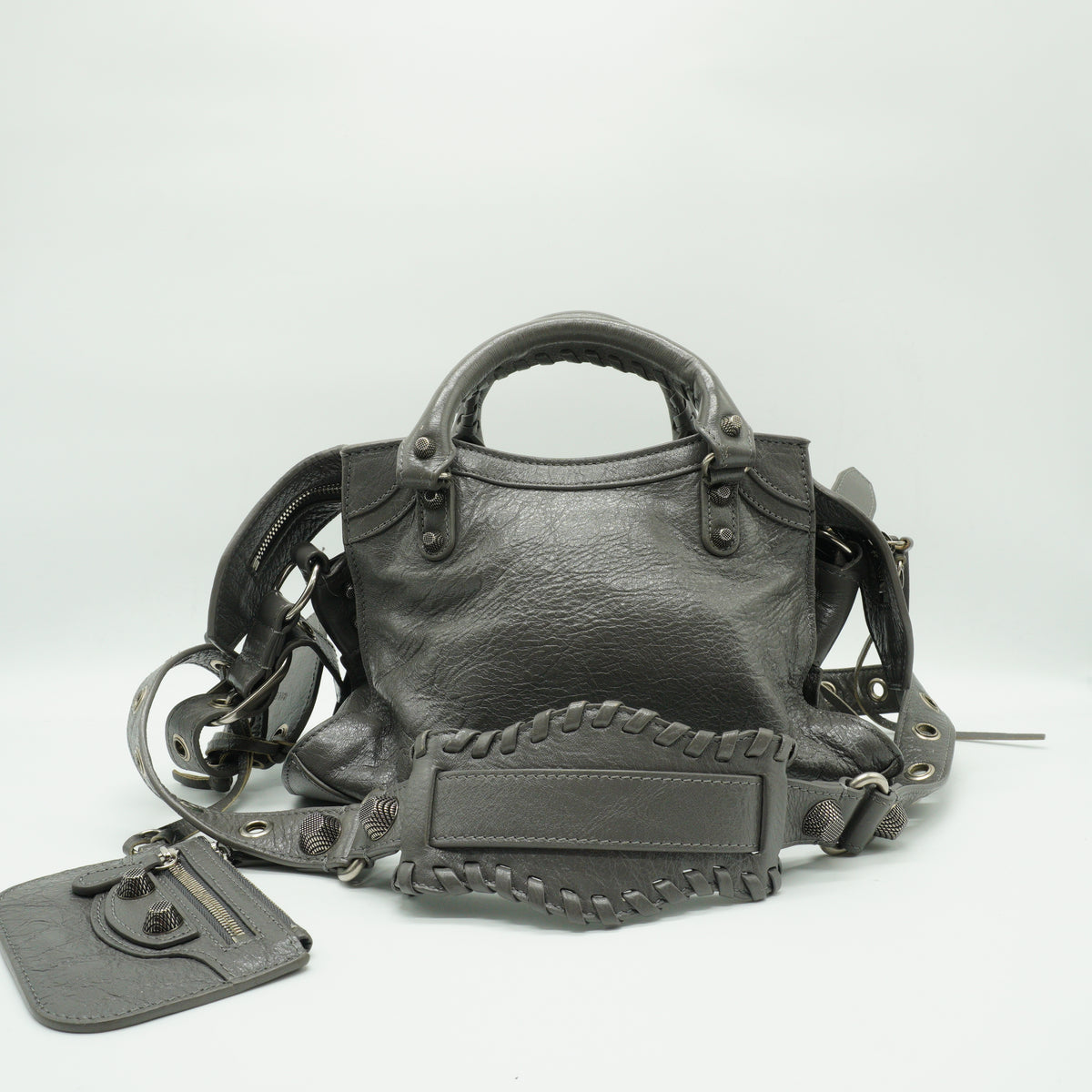 Balenciaga Neo Cagole City XS Bag grey SHW