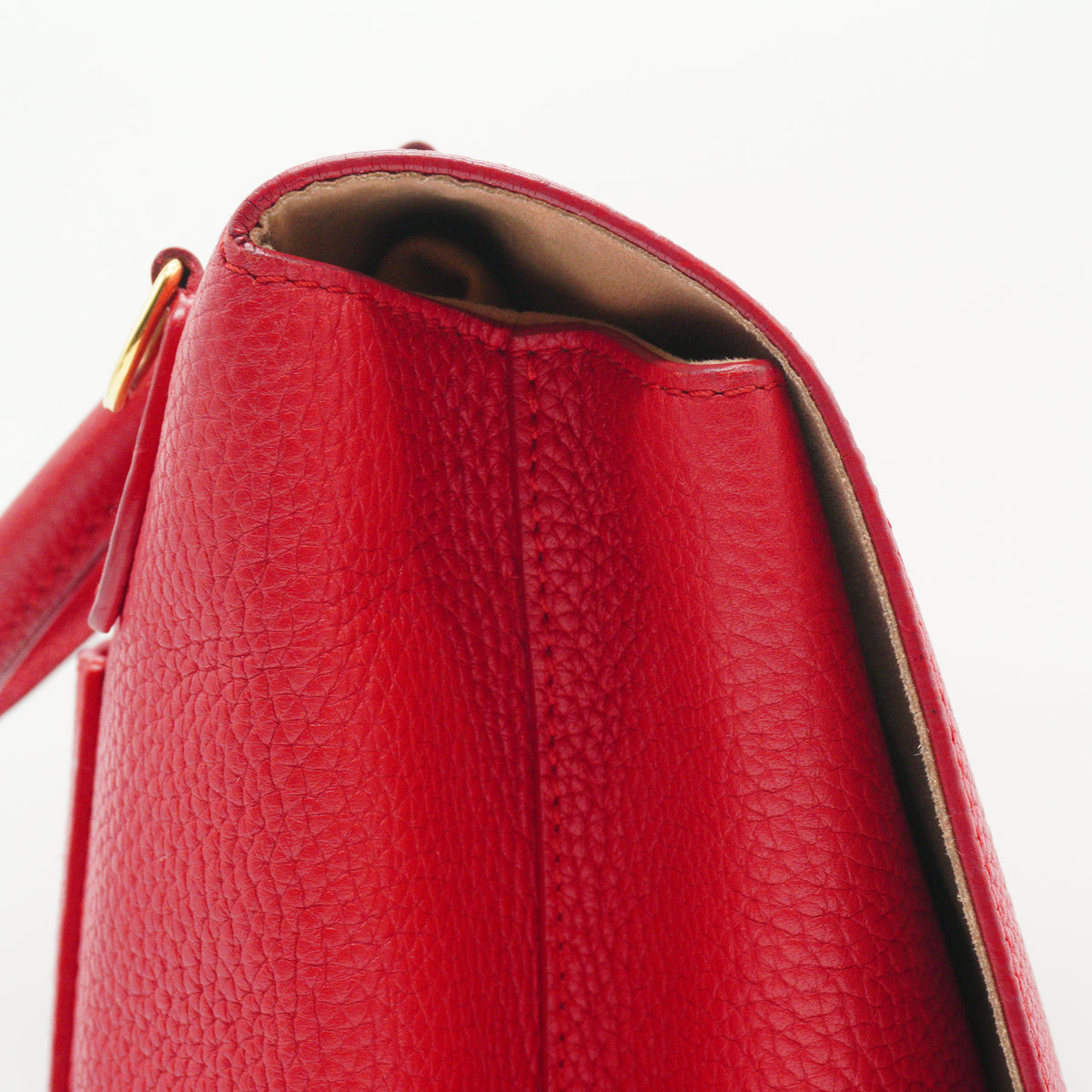 Louis Vuitton	Coquelicot Taurillon Leather Volta Bag Medium GHW
