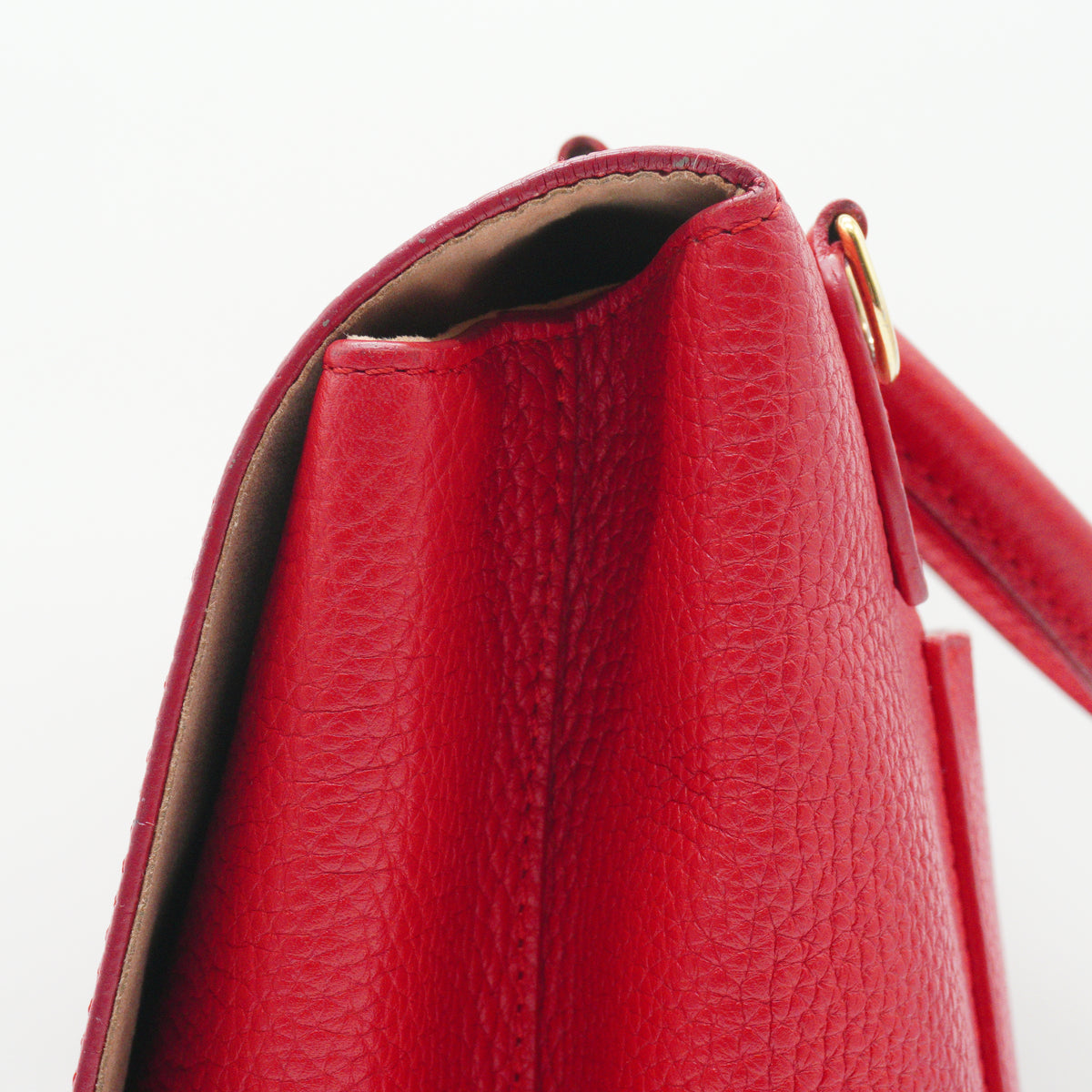 Louis Vuitton	Coquelicot Taurillon Leather Volta Bag Medium GHW
