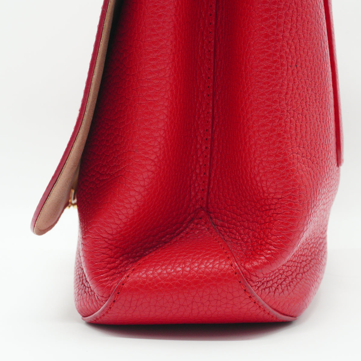 Louis Vuitton	Coquelicot Taurillon Leather Volta Bag Medium GHW