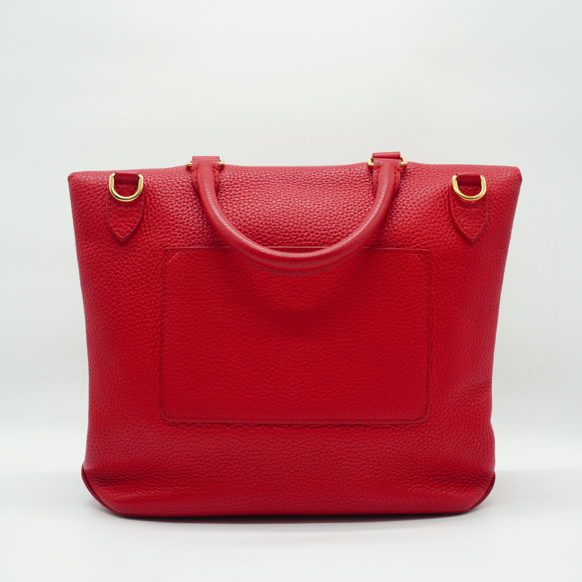Louis Vuitton	Coquelicot Taurillon Leather Volta Bag Medium GHW