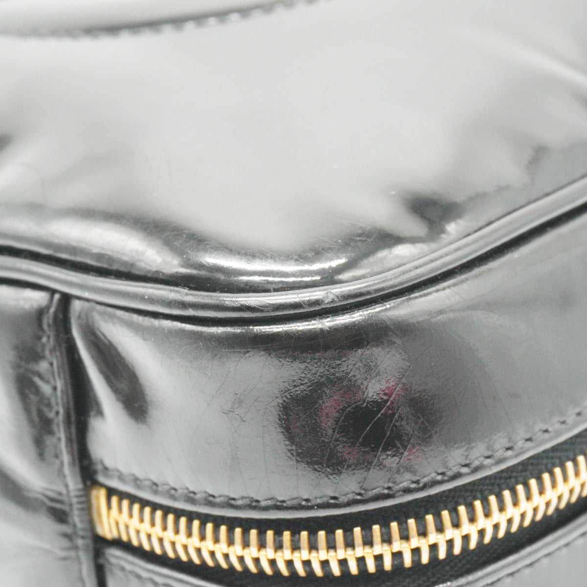 Chanel	CC Vanity Case Patent Leather Black Small GHW
