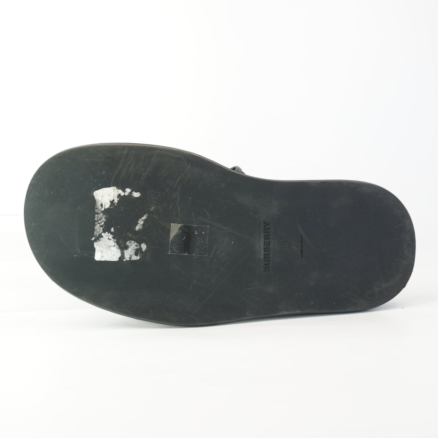 Burberry	Black Sandals size.38