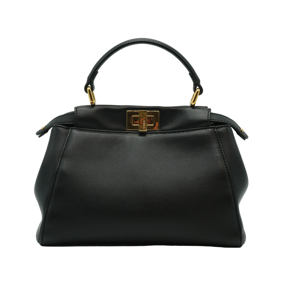 Fendi Peekaboo Iconic Mini Black GHW