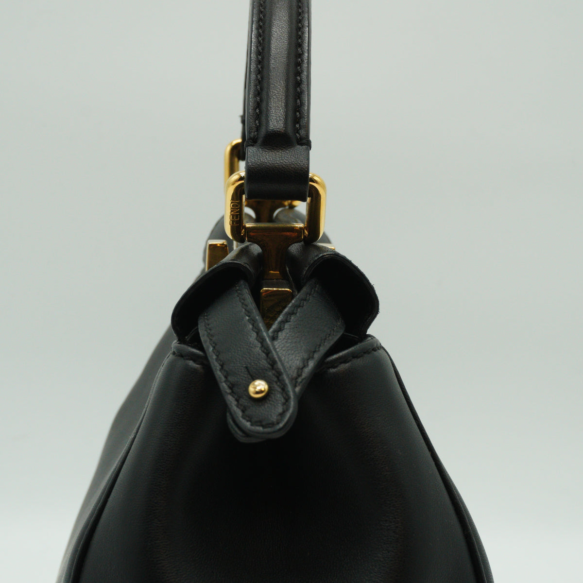 Fendi Peekaboo Iconic Mini Black GHW