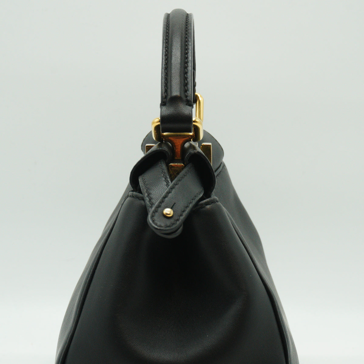 Fendi Peekaboo Iconic Mini Black GHW