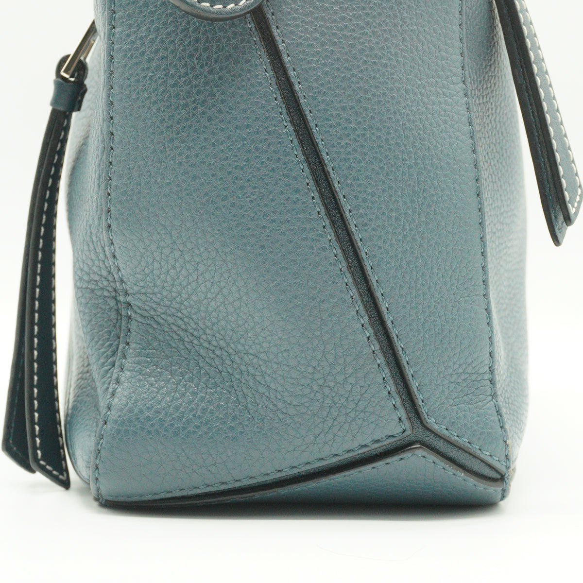 Loewe Calfskin Puzzle Small Dusty Blue SHW