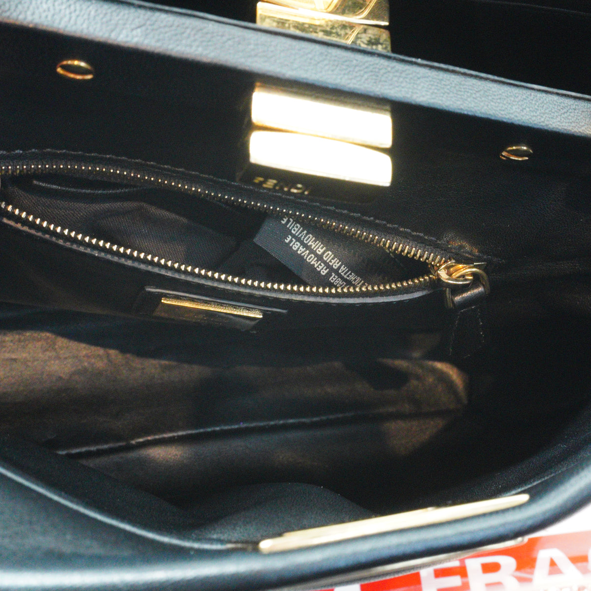 Fendi Peekaboo Iconic Mini Black GHW