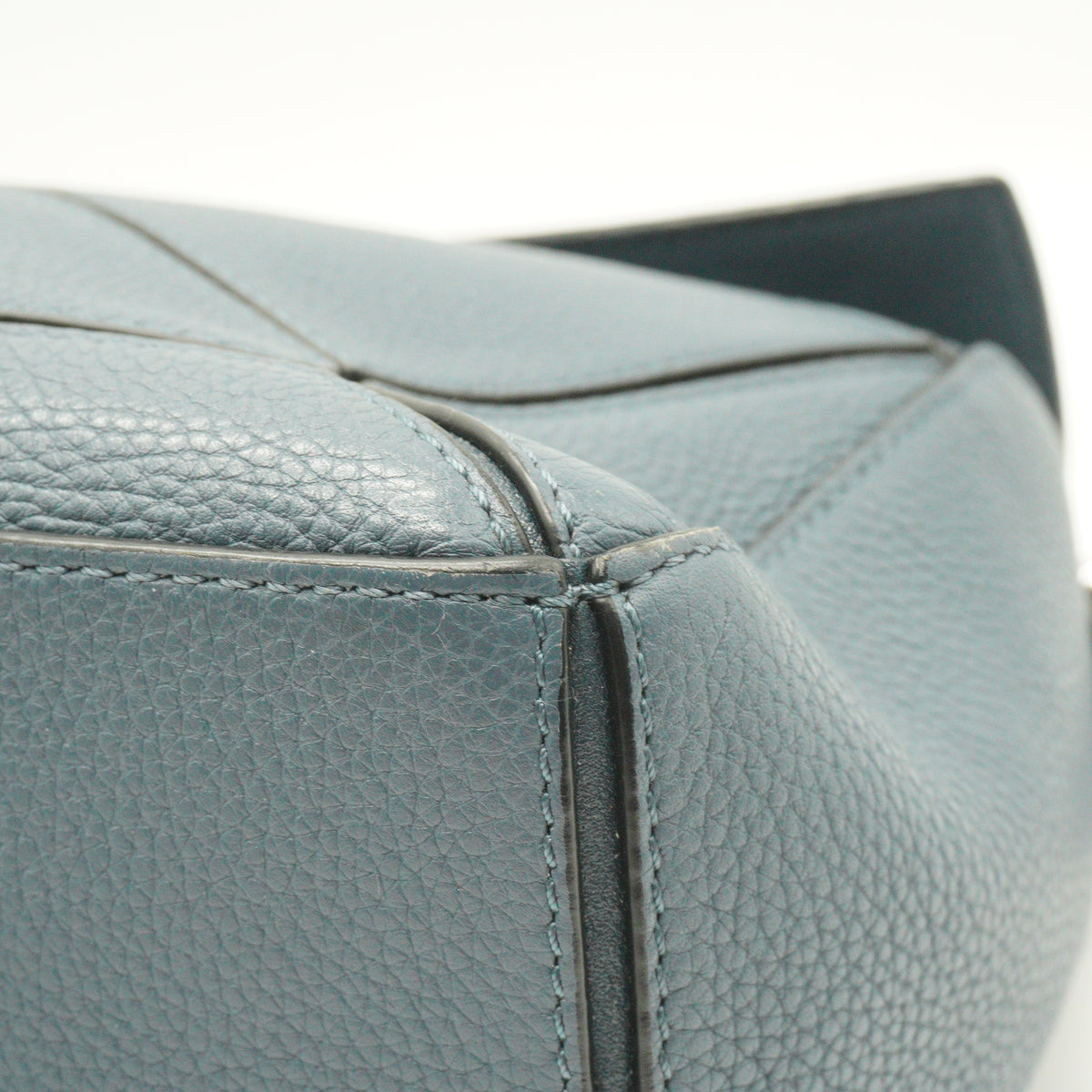 Loewe Calfskin Puzzle Small Dusty Blue SHW
