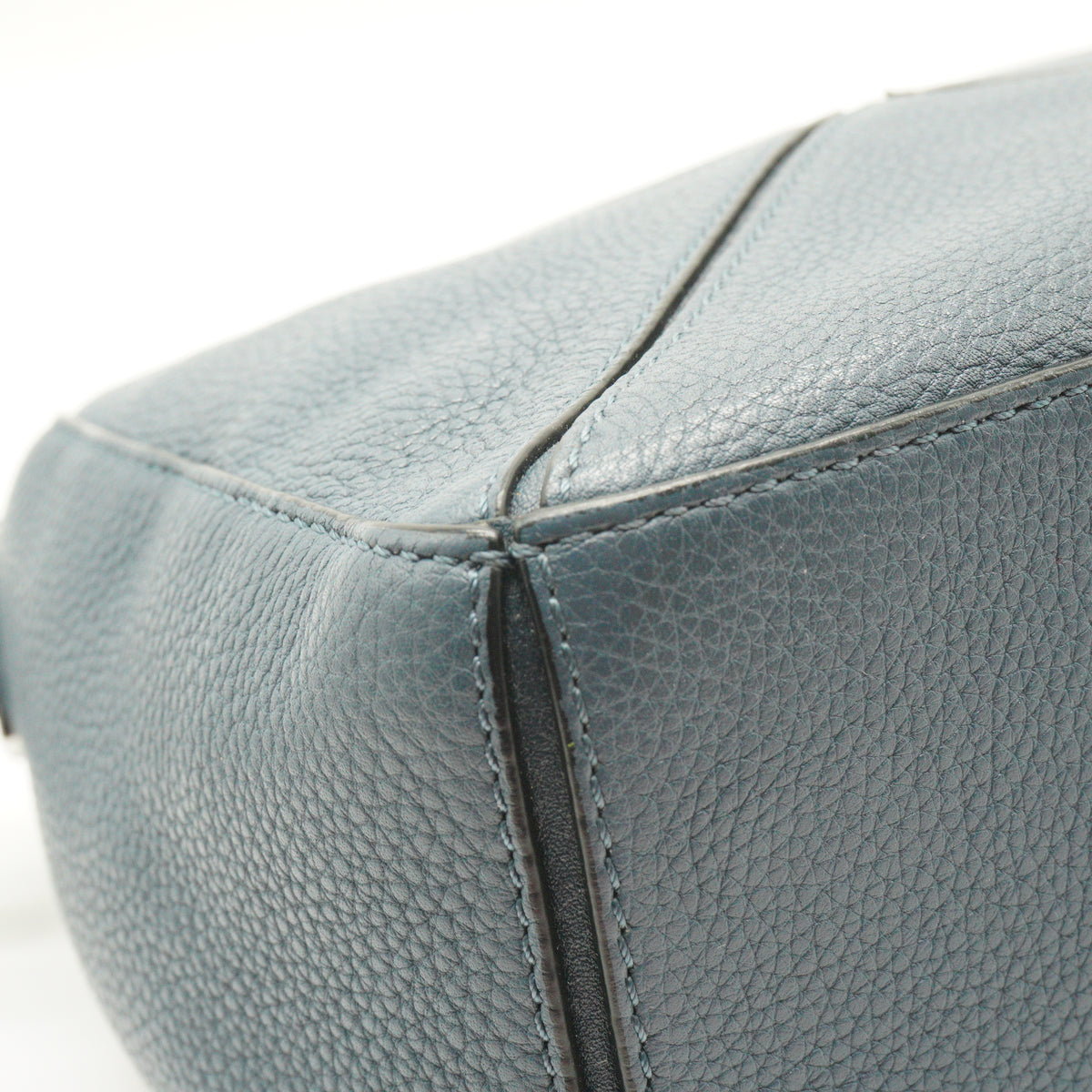 Loewe Calfskin Puzzle Small Dusty Blue SHW