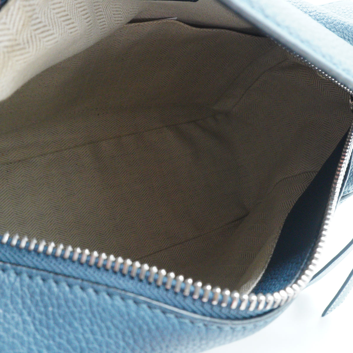 Loewe Calfskin Puzzle Small Dusty Blue SHW