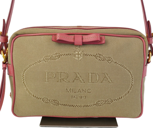 Prada Jacquard Camera Bag